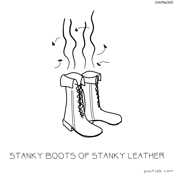 Boots of Stanky Leather